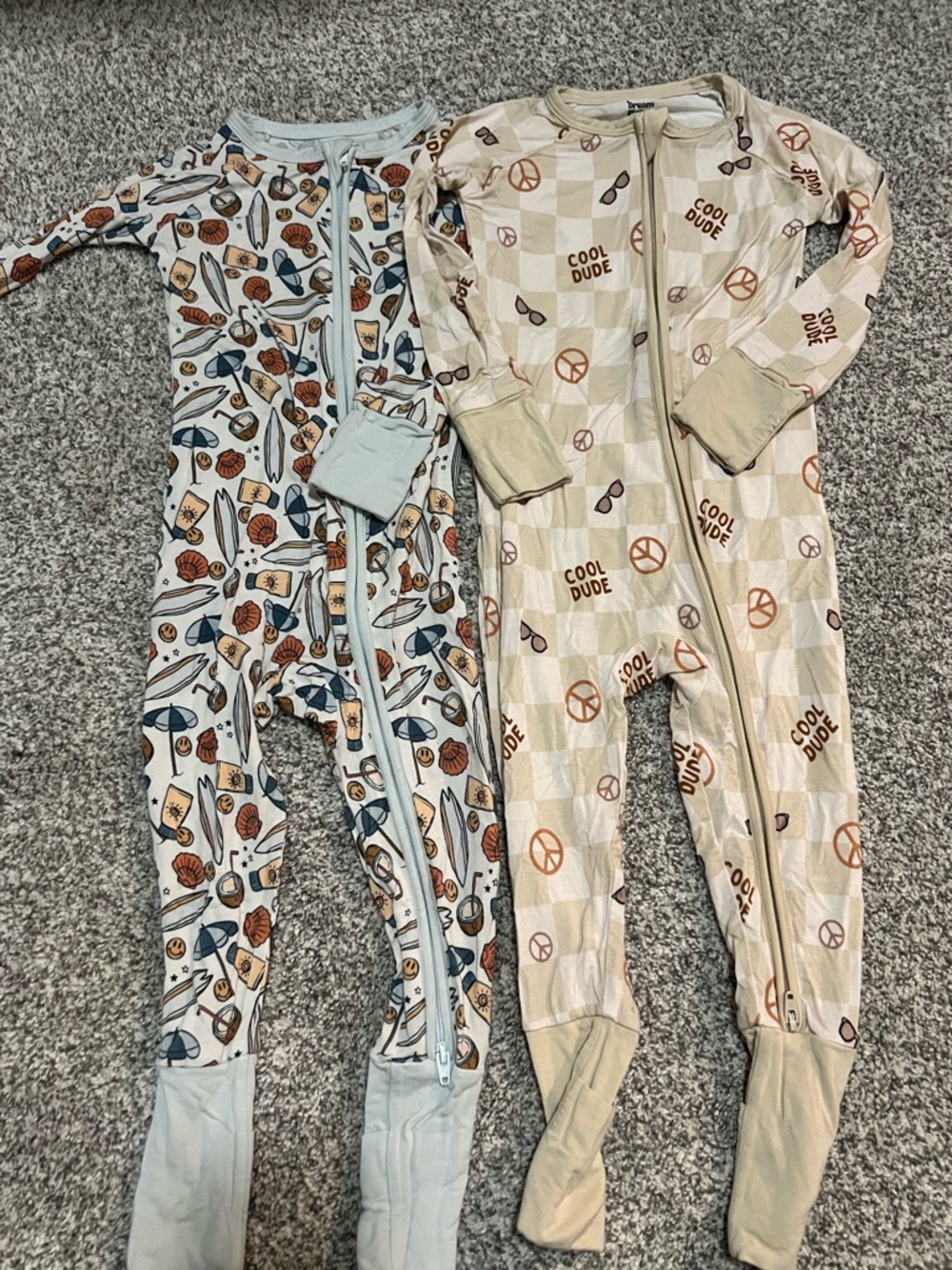 Dream Big little co boy sleepers - 12/18 months